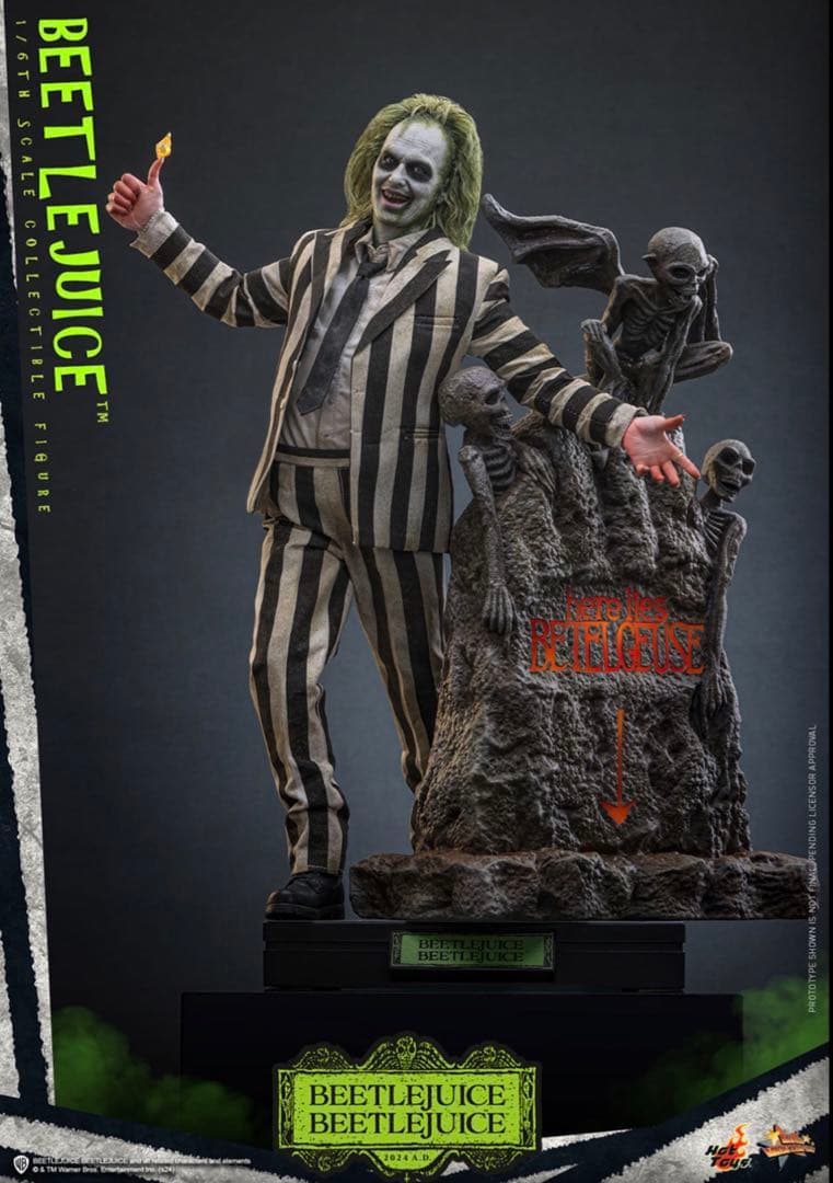 『ビートルジュース ビートルジュース』 1/6スケールフィギュア　ホットトイズ