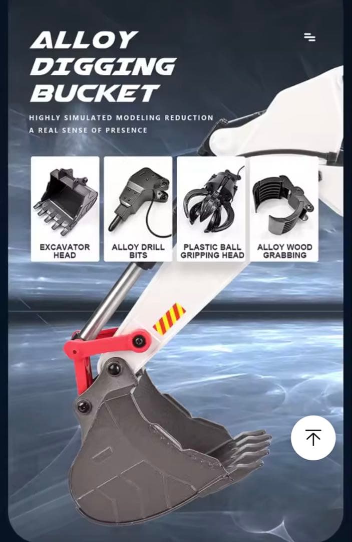 新品HuiNa Toys 1594  22CH 1/14 RC ショベルカー