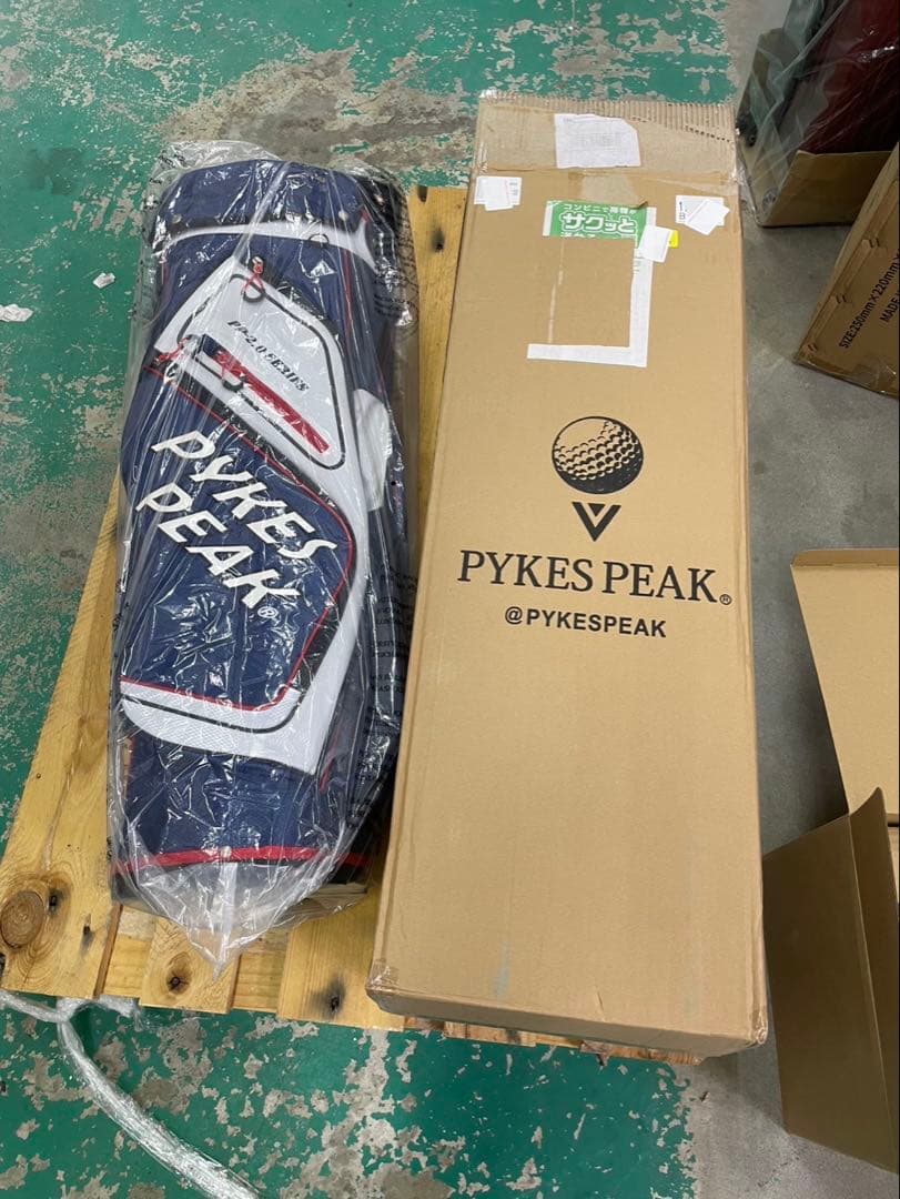 PYKES PEAK キャディバッグ 軽量 2.4kg 14分割 ゴルフバッグ