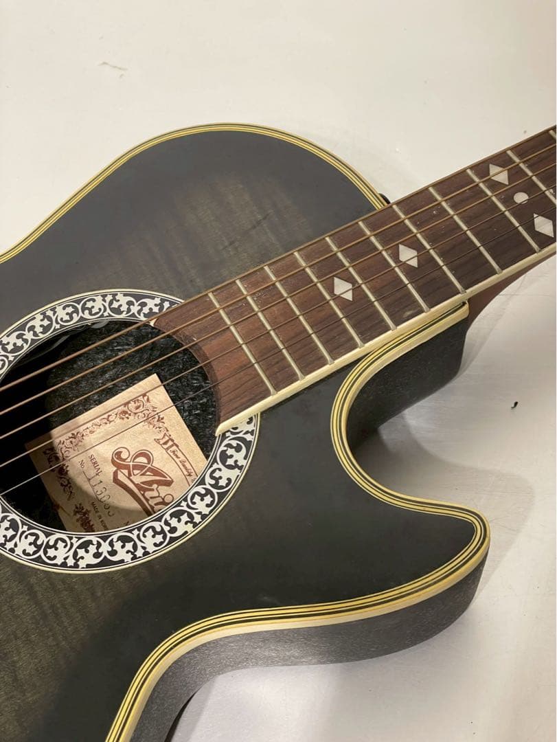 Aria AMB-35S エレアコ ギター 希少 サイン入り