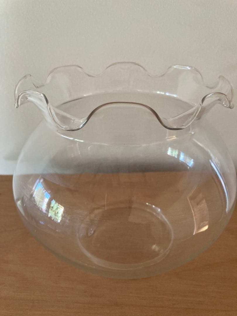 昭和初期ゆらゆらグラス金魚鉢ガラス水槽金魚ベタレア