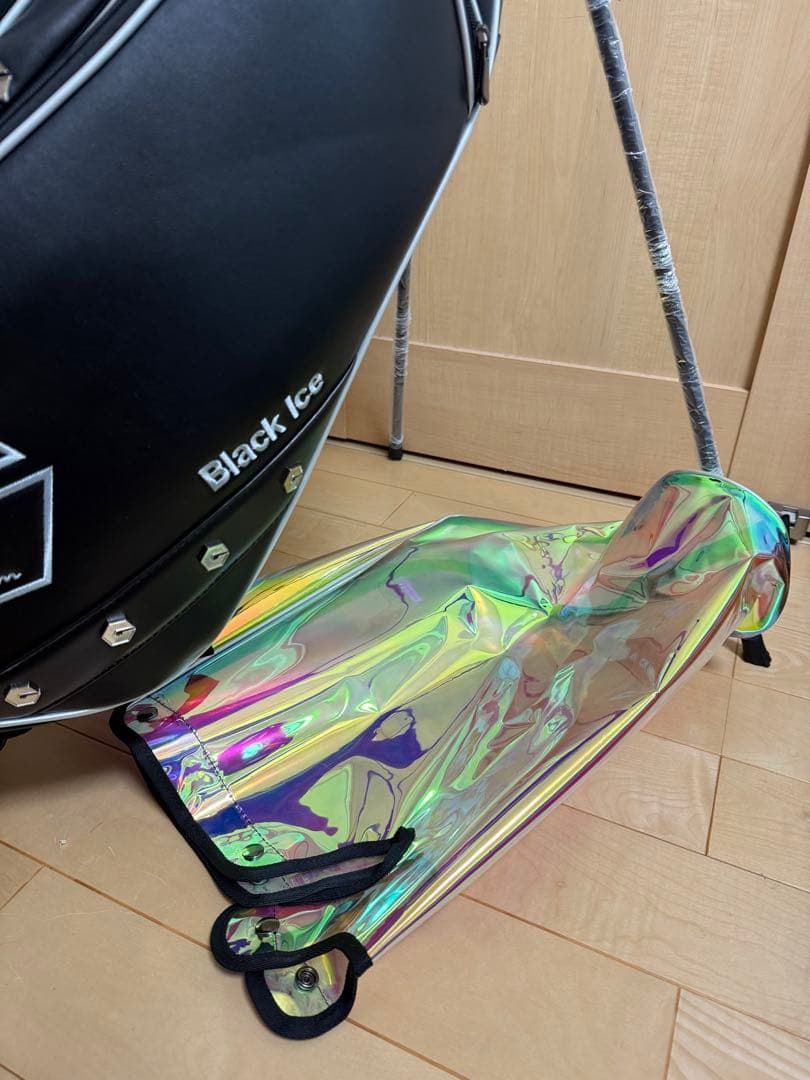 新品★GTD★スタンドキャディバッグ★未使用★タグ付き★ゴルフ★ジョージ武井★黒