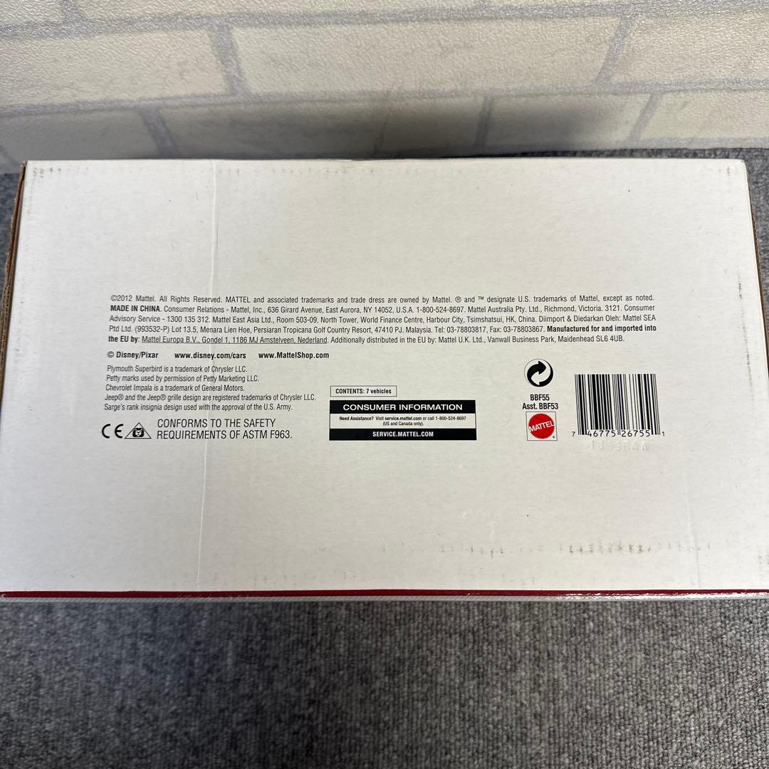 ★新品★カーズ マテル ロンドンレース 7-car ギフトパック