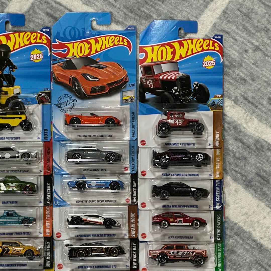 ホットウィール ベーシック 36台セット② フェラーリ GT-R等