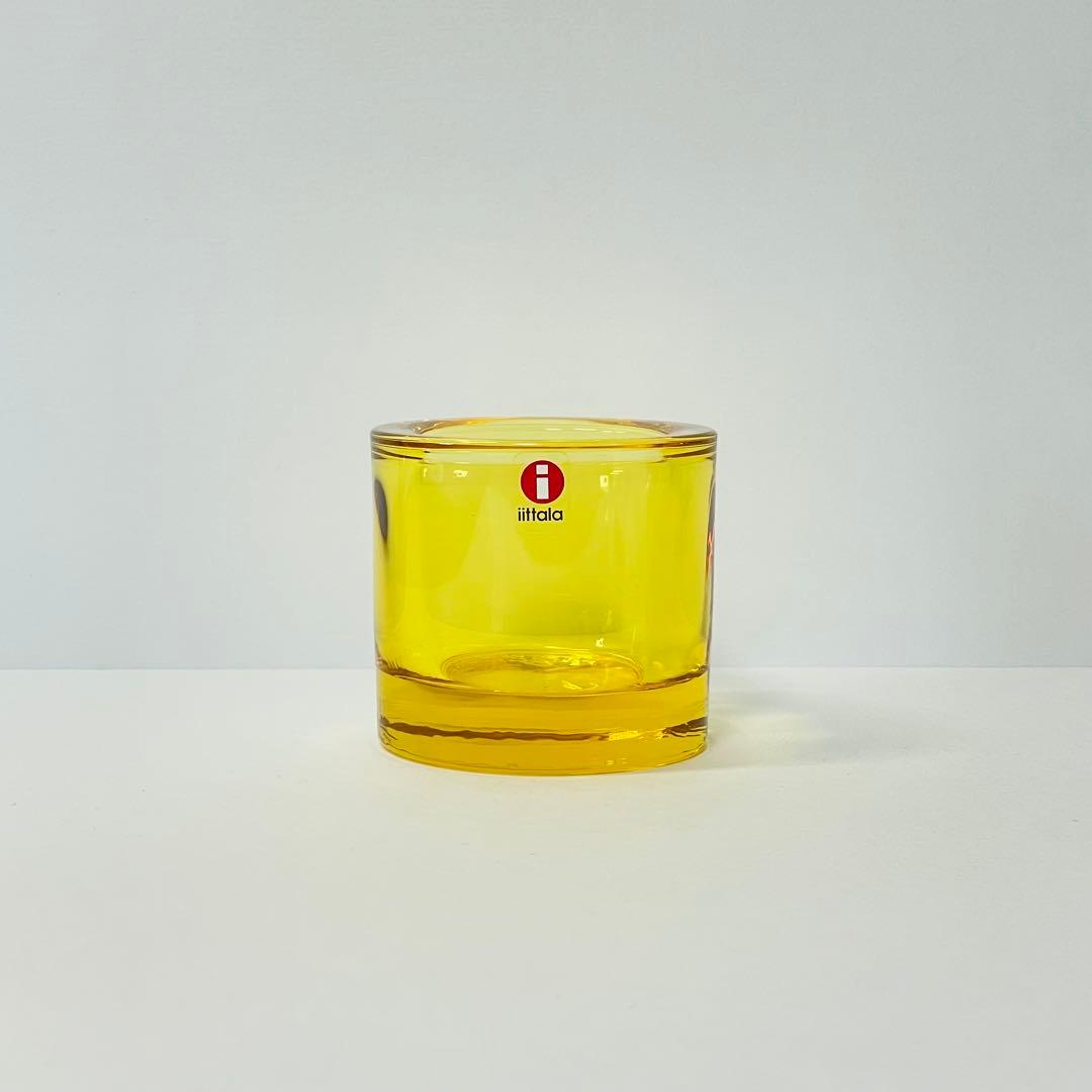 イッタラ　kivi イエロー　キャンドルホルダー