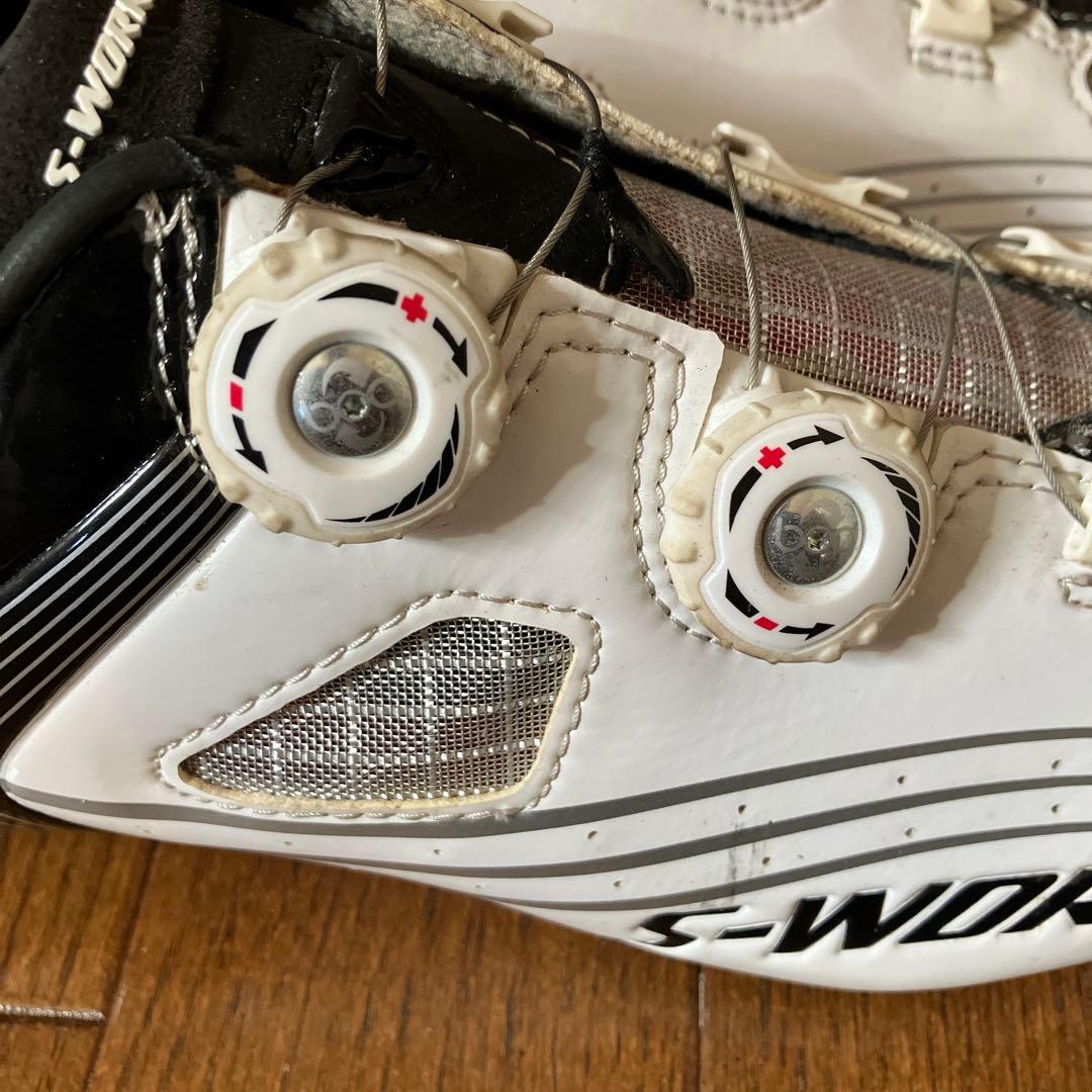 S-Works ロードシューズ サイズ40 ホワイト/ブラック 26.5cm