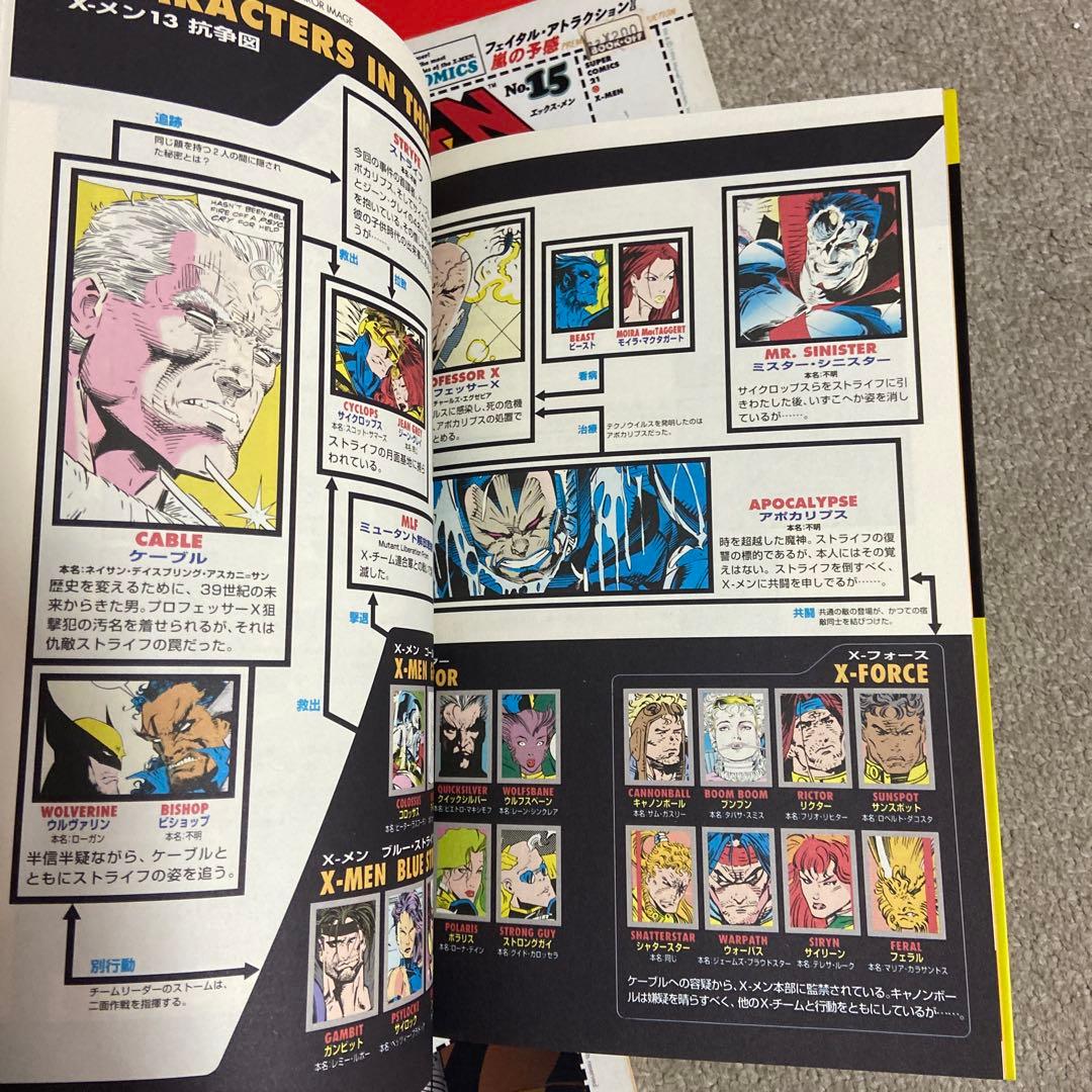 X-MEN エックスメン　マーヴルスーパーコミックス　全17巻　日本語版