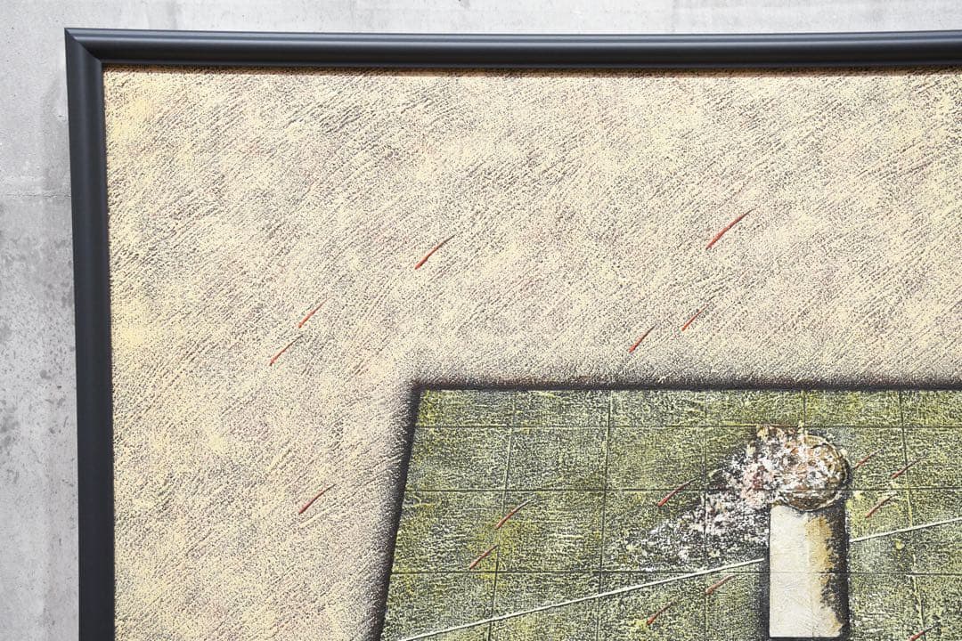 CDC19 真作 川井一義 dislocation- '87 大作 80号