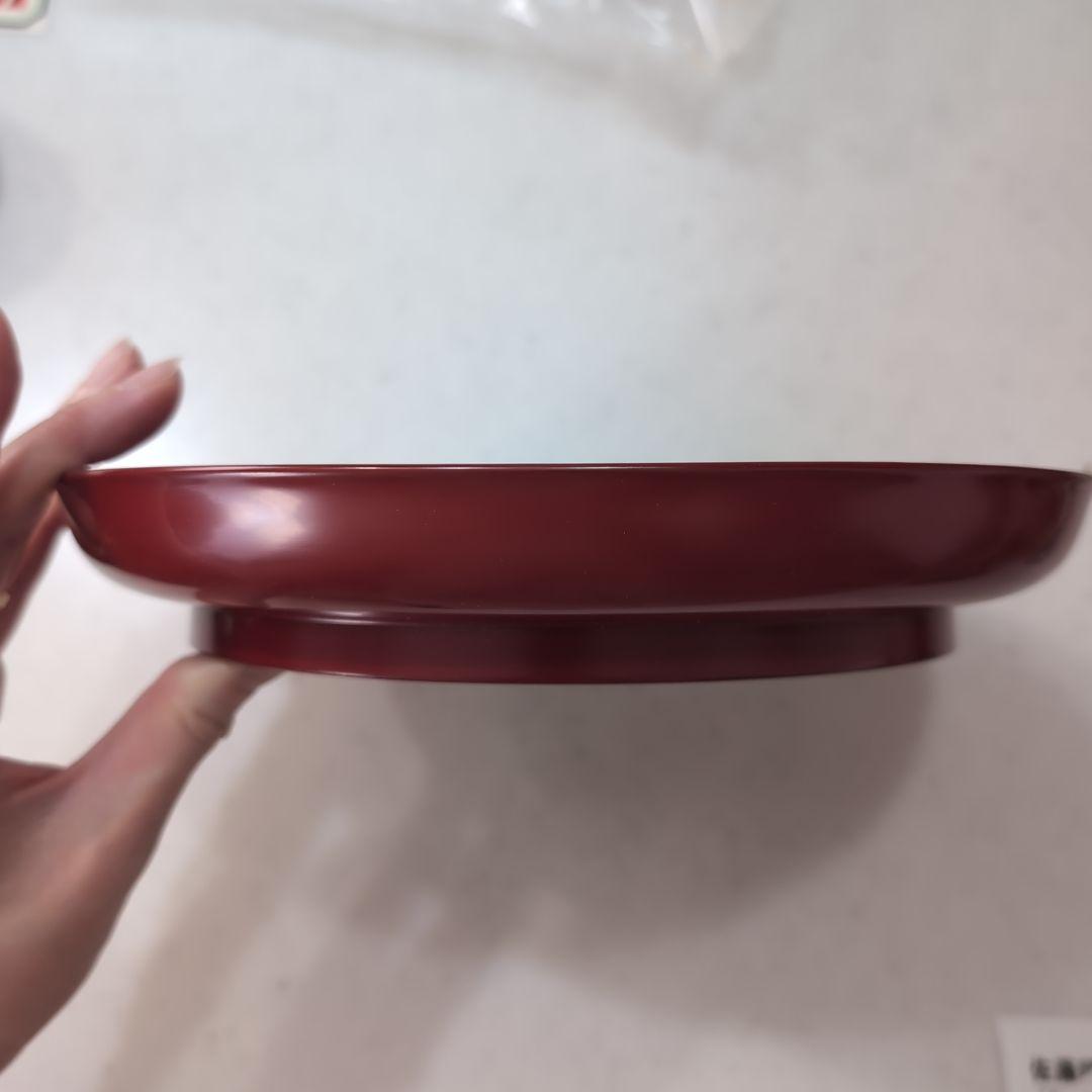 浄法寺塗　大皿　椿皿