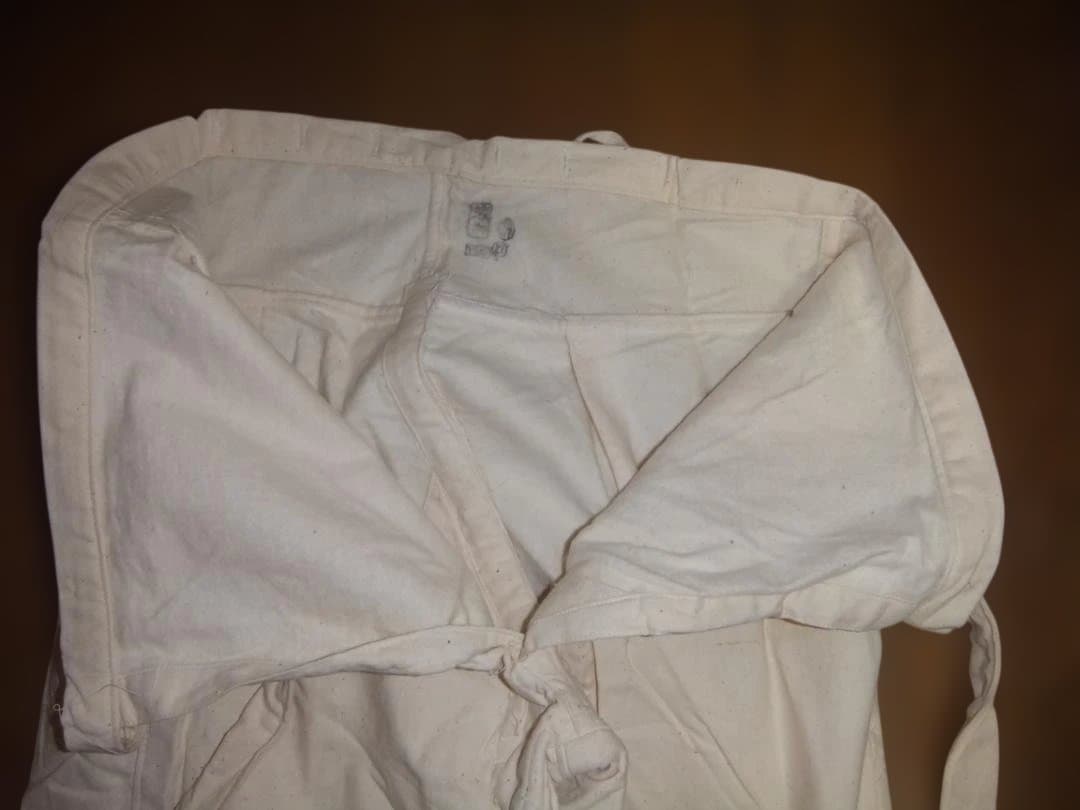旧日本海軍「作業衣（ズボン）偕行社　３本」未使用品