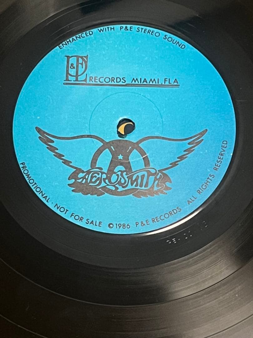 Aerosmith PURE GOLD .999 LP USプロモ 非売品 レア
