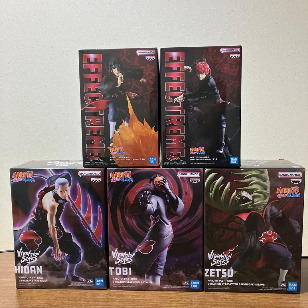 NARUTOナルト疾風伝 フィギュア5体