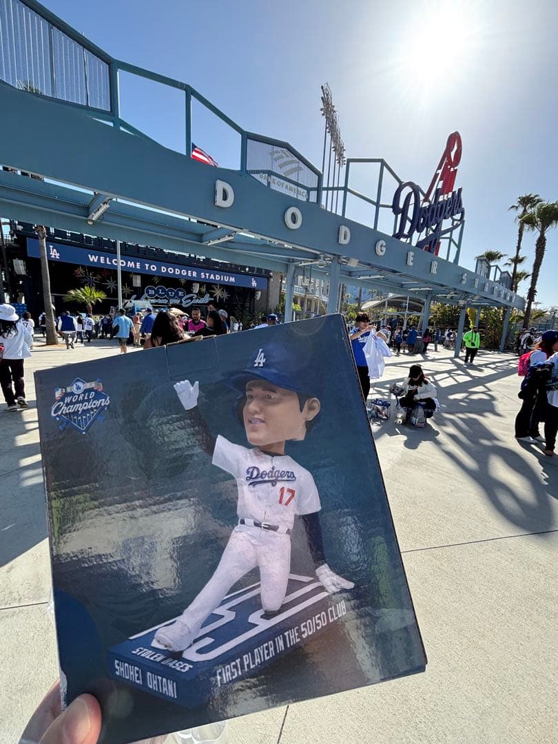 【5/19発送】大谷翔平 球場配布 ドジャース 50/50ボブルヘッド