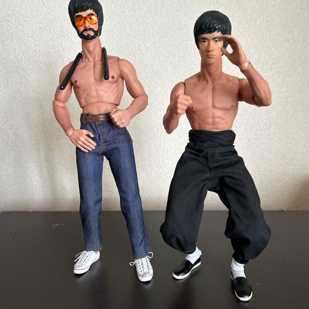 ブルース・リー アクションフィギュア 2体セット　カスタム品　一点物