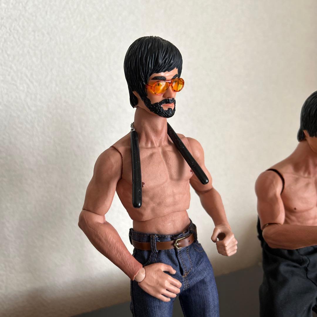 ブルース・リー アクションフィギュア 2体セット　カスタム品　一点物