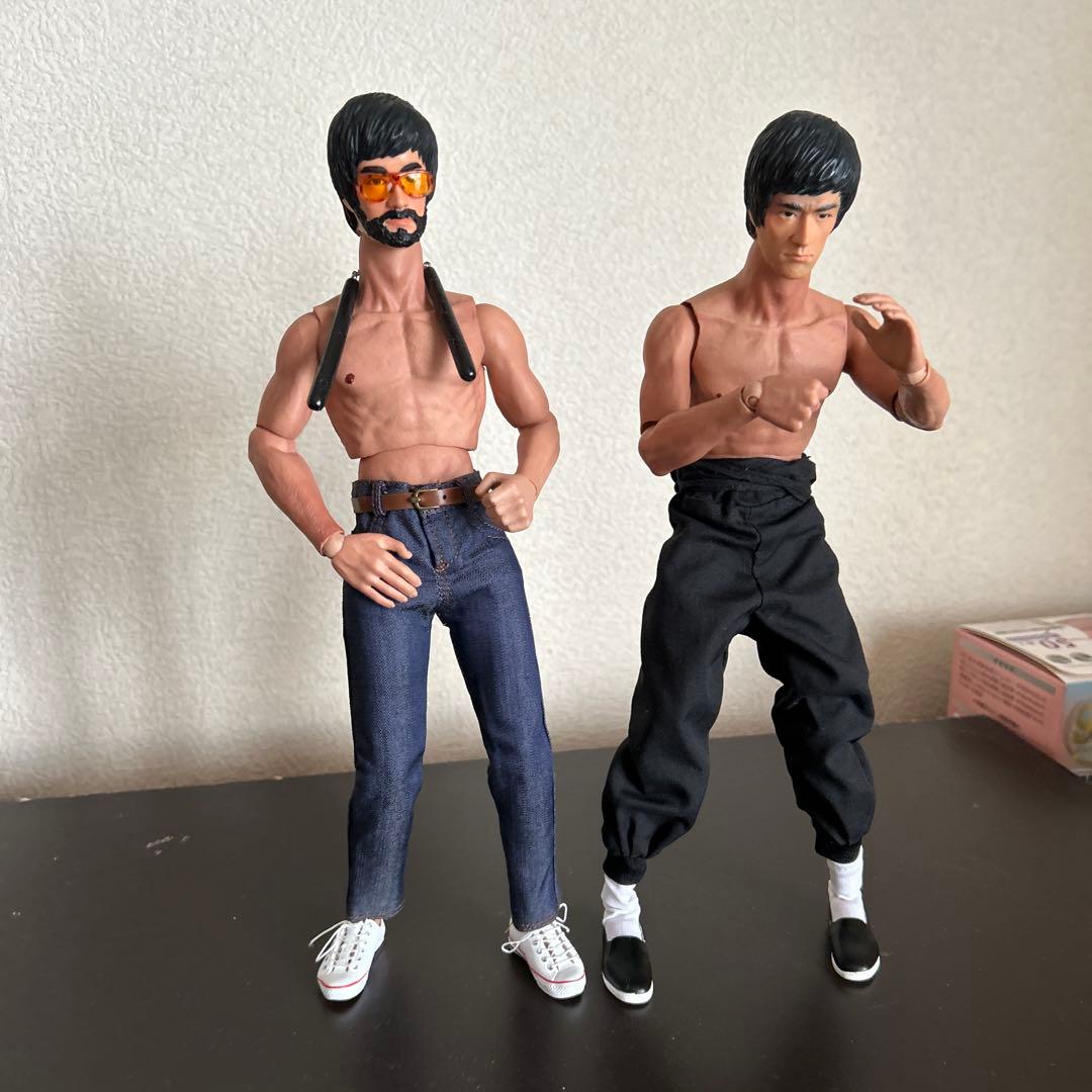 ブルース・リー アクションフィギュア 2体セット　カスタム品　一点物