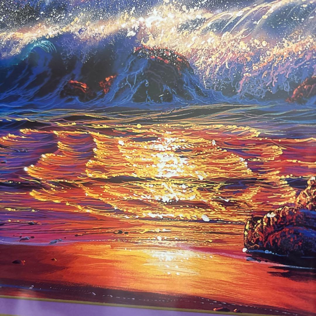 ラッセン　アイランドロマンス　 ROMANCE ポスター　額入り