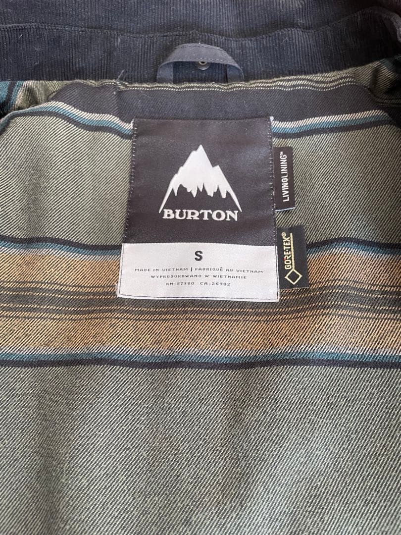 バートン BUROTN スノーボード　ウェア　ゴアテックス　GORE-TEX s