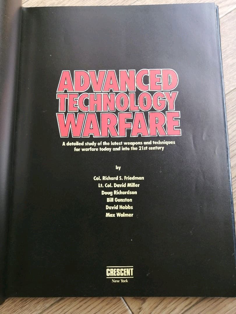 Advanced Technology Warfare　洋書　1985刊行