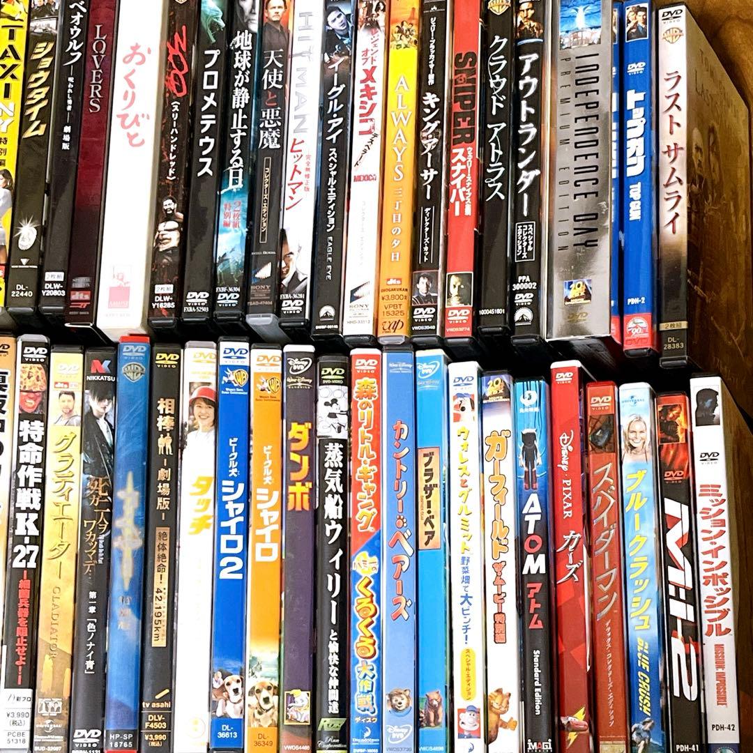 中古洋画・邦画・アニメDVD 110枚まとめ売り 大量DVDセット