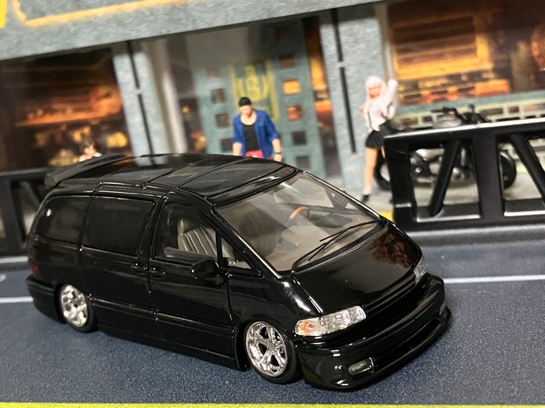 トヨタ　エステマ　ファブレス　フルエアロ　1/64 改造