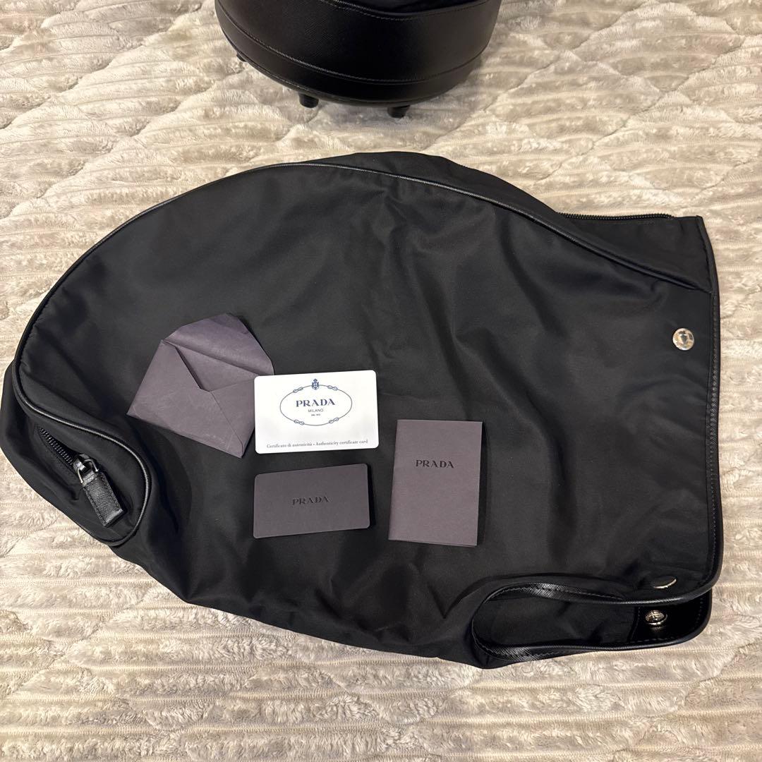 PRADA 正規品ブラックナイロンキャディバッグ
