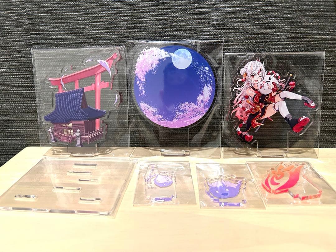 C107 ホロライブ　百鬼あやめ　アクリルスタンド　ジオラマ