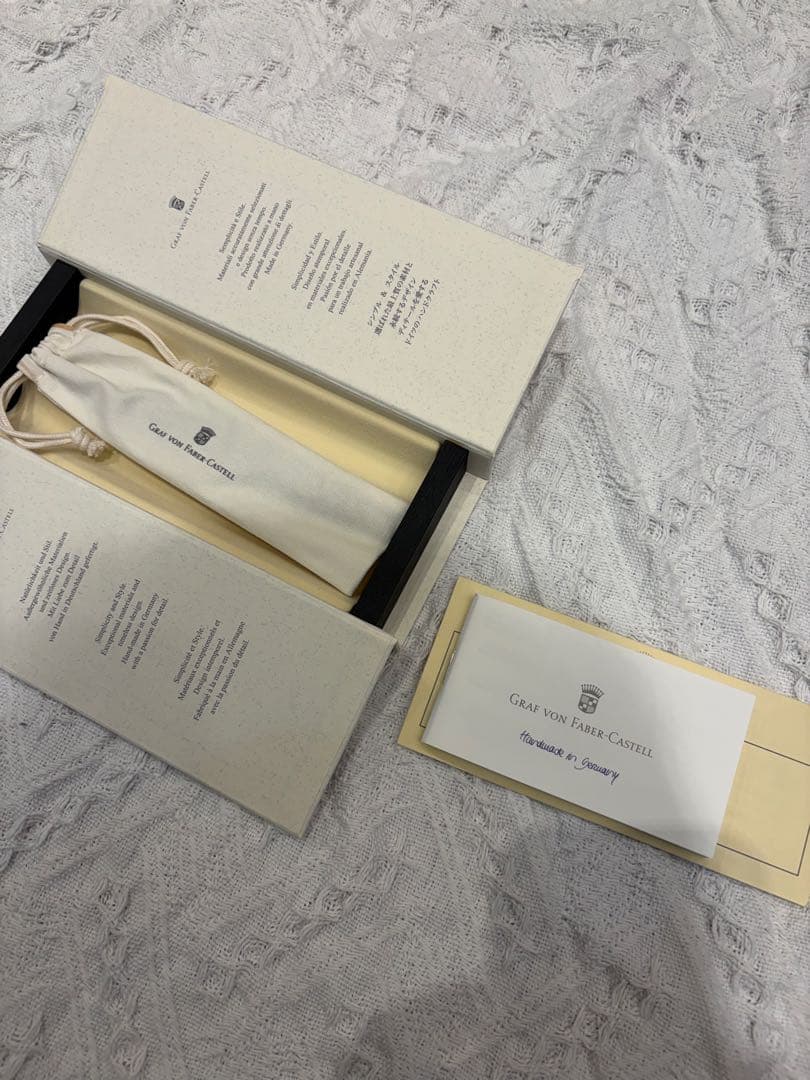 【未使用】Faber castell ギョーシェ　ブラックボールペン