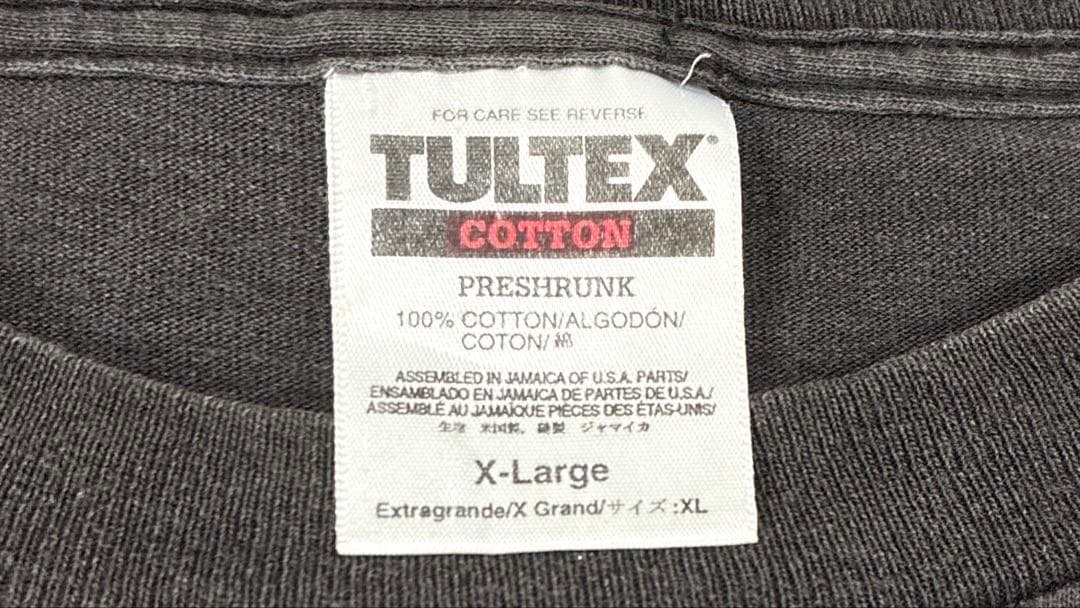 90s BUSH Photo BAND T 黒 TULTEX XL ジャマイカ製
