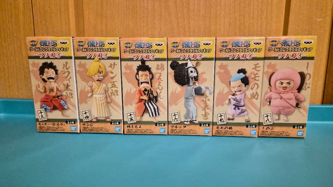 ワンピース　ワールドコレクタブルフィギュア　ワノ国3 コンプ　海外
