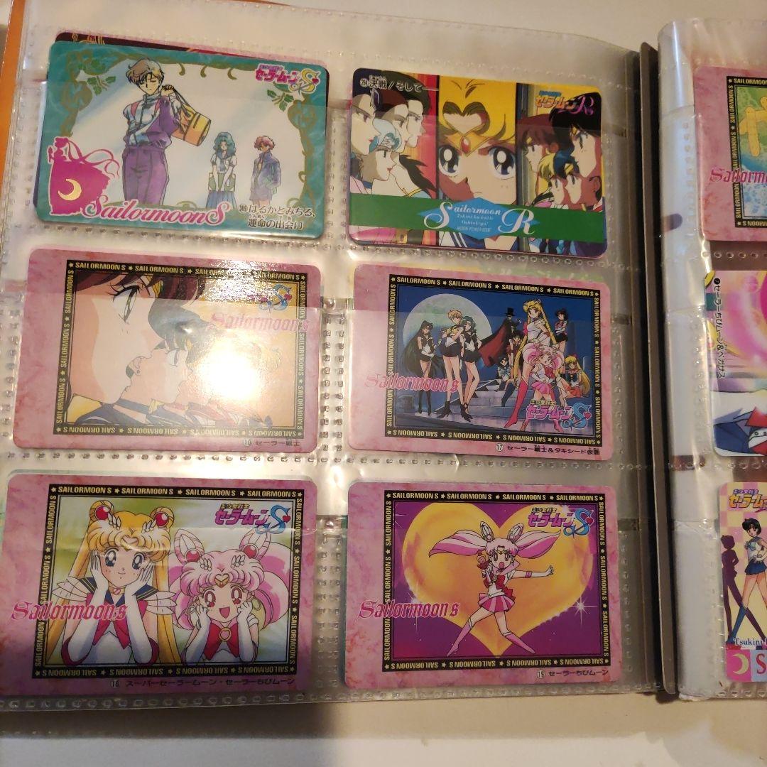 セーラームーンRとSカードファイル９０枚入 キラカード９枚含む