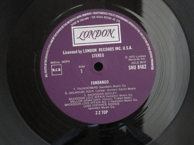 ZZ TOP★Fandango UK London オリジナル