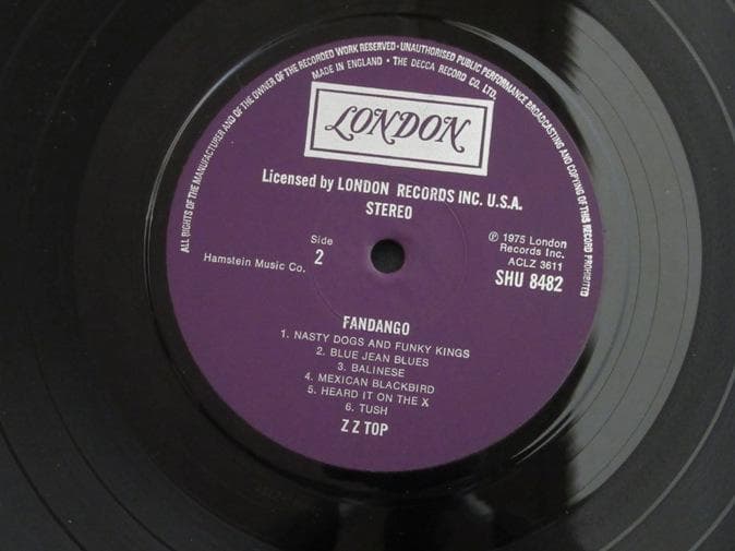 ZZ TOP★Fandango UK London オリジナル