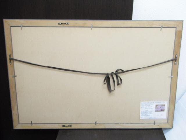 ※真作 中島千波 ジクレー 坪井の枝垂れ桜 額装 直筆サイン