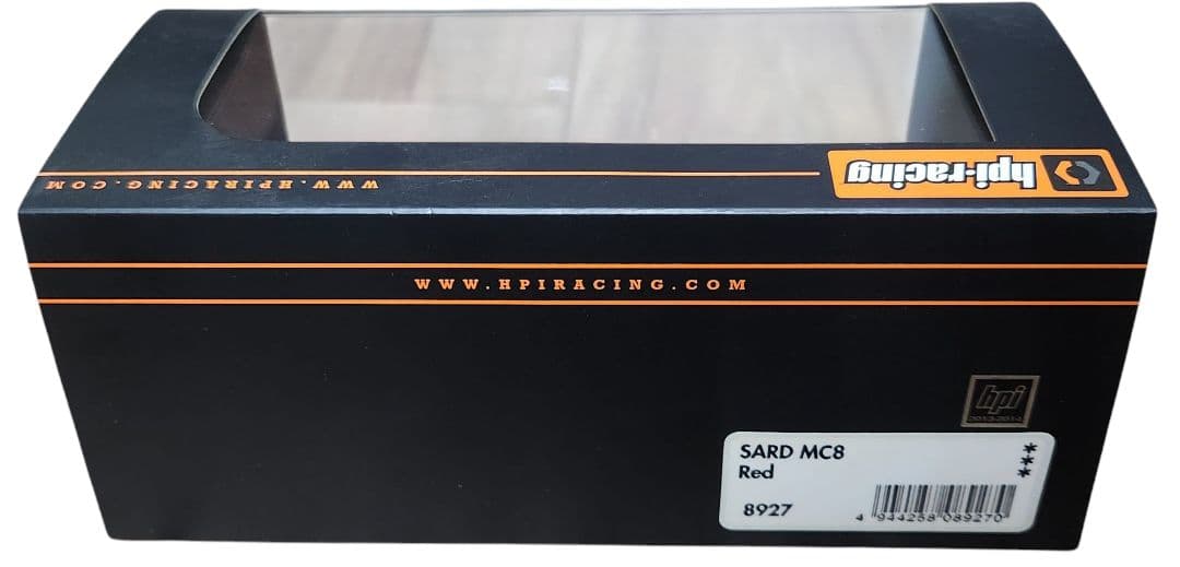 【美品】HPI-RACING 1/43 SARD サードMC8 レッド