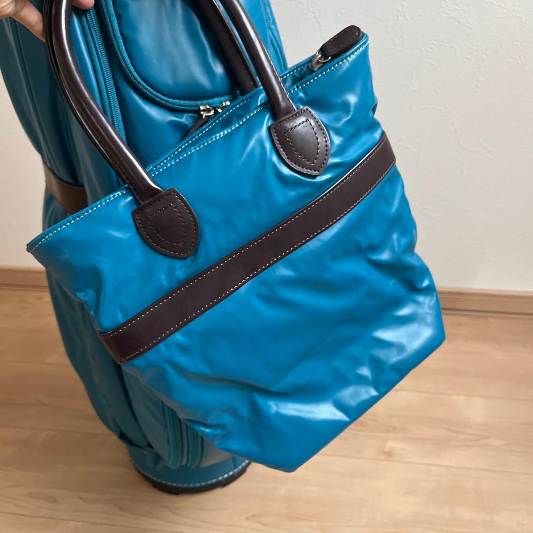 【オノフ　ONOFF】キャディバッグ　ゴルフバッグ　ゴルフクラブセット　青色