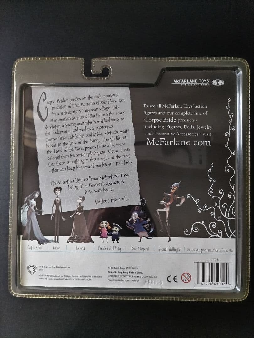 未開封　マクファーレントイズ　コープスブライド　フィギュア　ヴィクター　ビクター