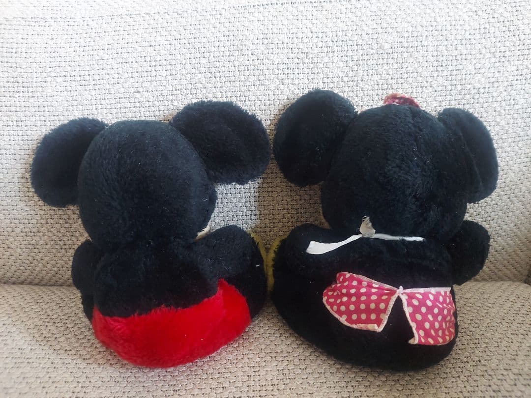 ディズニー　ミッキー　ミニー　ぬいぐるみ　アメリカ　レトロ　ヴィンテージ