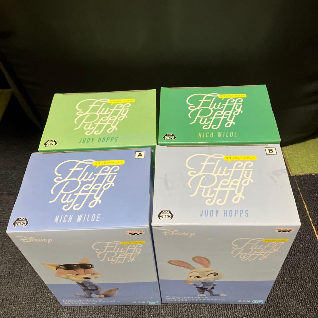 ズートピア フラッフィーパフィー フィギュア ニック ジュディ