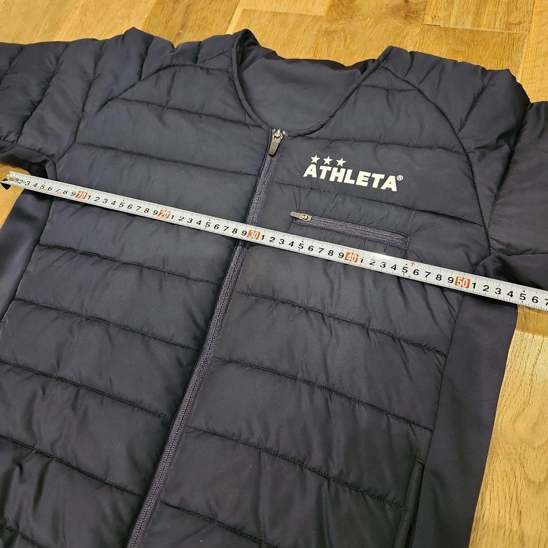 アスレタ　ATHLETA アウター　L　ノーカラーダウンジャケット