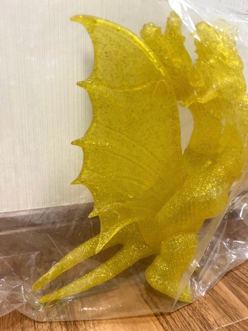 羽沢組 Gメモリーズセレクション ゴジラ キングギドラ　クリアイエロー　ソフビ