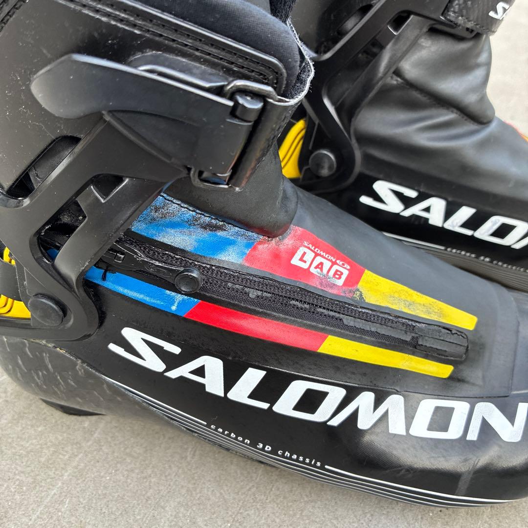 SALOMON スキー用ブーツ ブラック/イエロー