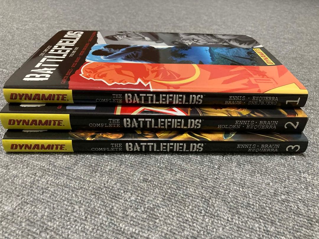 ガース・エニス著『バトルフィールズ』第1～3巻 ハードカバー セット まとめ売り