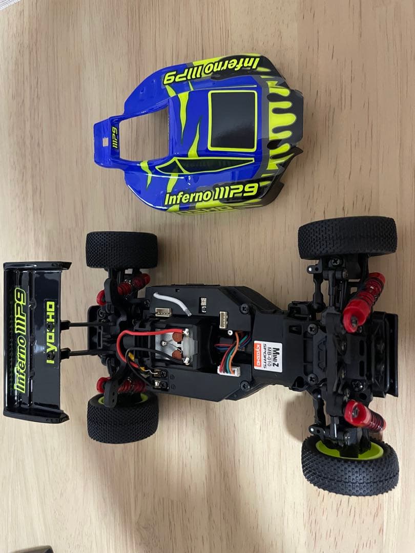 京商 ミニッツ バギー インファーノ MP9 レディセット➕アルミパーツ多数