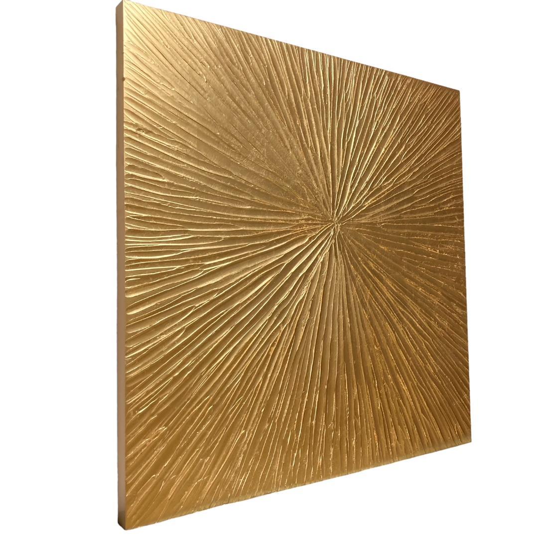 訳アリ／キャンバスアート ゴールド樹脂 デコボックス 0257 Ⓣ