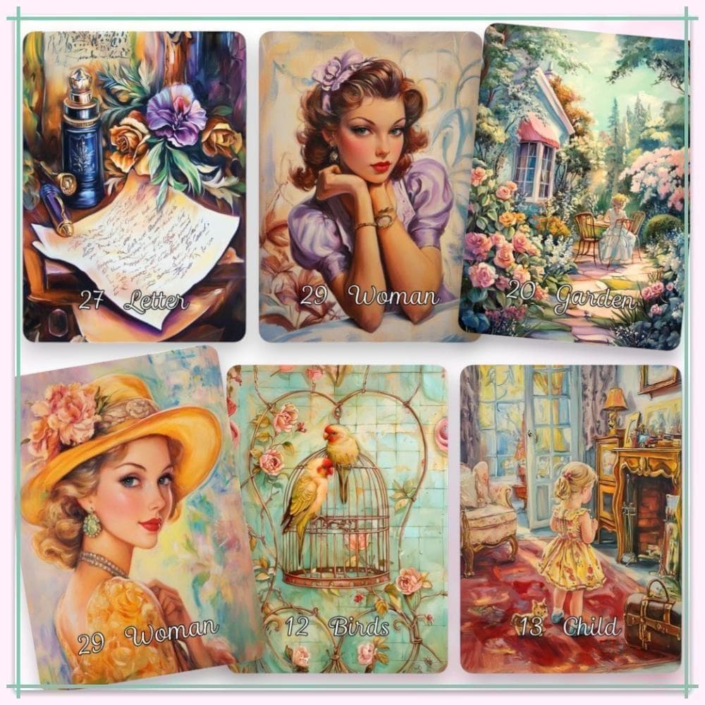 【正規品ルノルマンカード】１点限定✨美麗✨1950年代の幸せな日々のデッキ