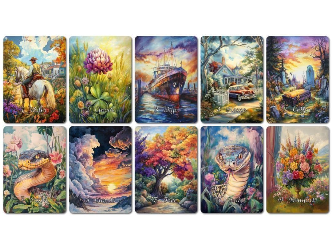 【正規品ルノルマンカード】１点限定✨美麗✨1950年代の幸せな日々のデッキ