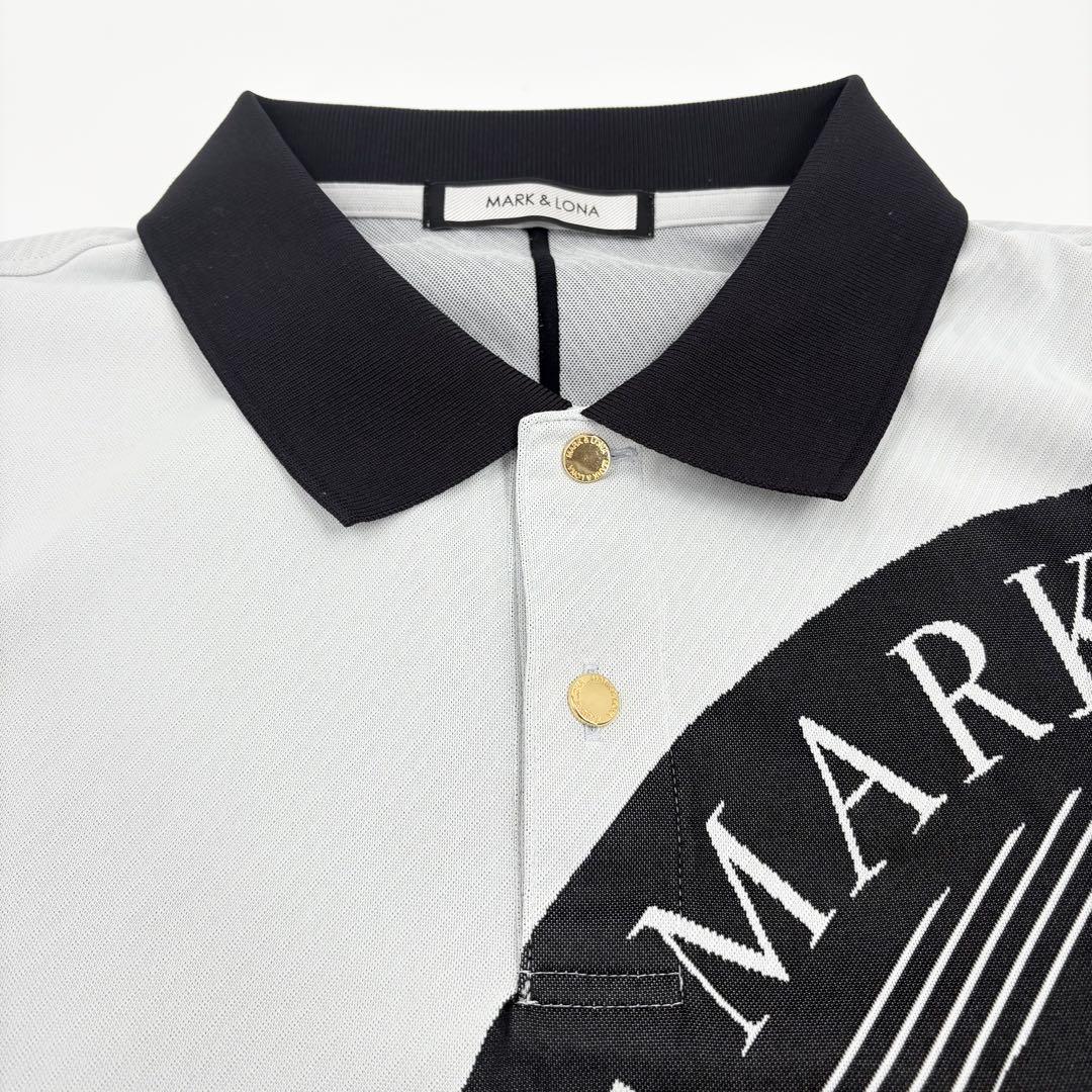 美品　マークアンドロナ 半袖 ポロシャツ スカル グレー　48(L相当) 703