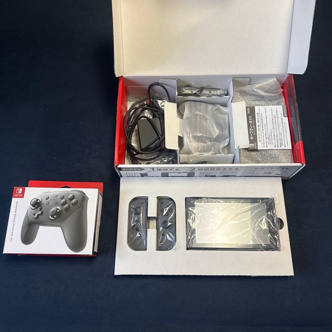 Nintendo Switch 本体（ニンテンドースイッチ）Joy-Conグレー