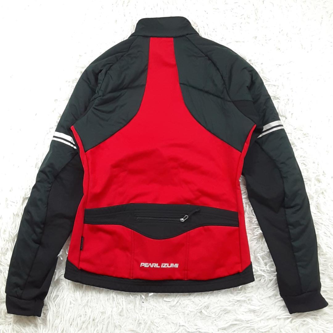 美品◎PEARL IZUMI パールイズミ サイクリングウェアセットアップ 黒赤